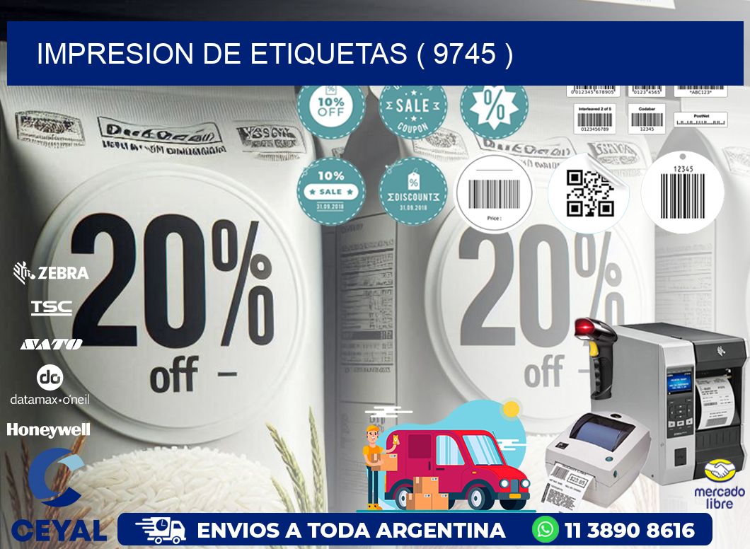 IMPRESION DE ETIQUETAS ( 9745 )