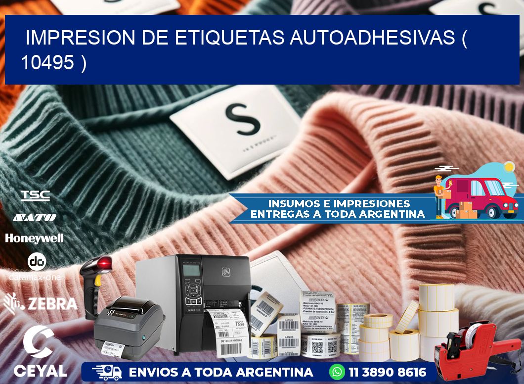 IMPRESION DE ETIQUETAS AUTOADHESIVAS ( 10495 )