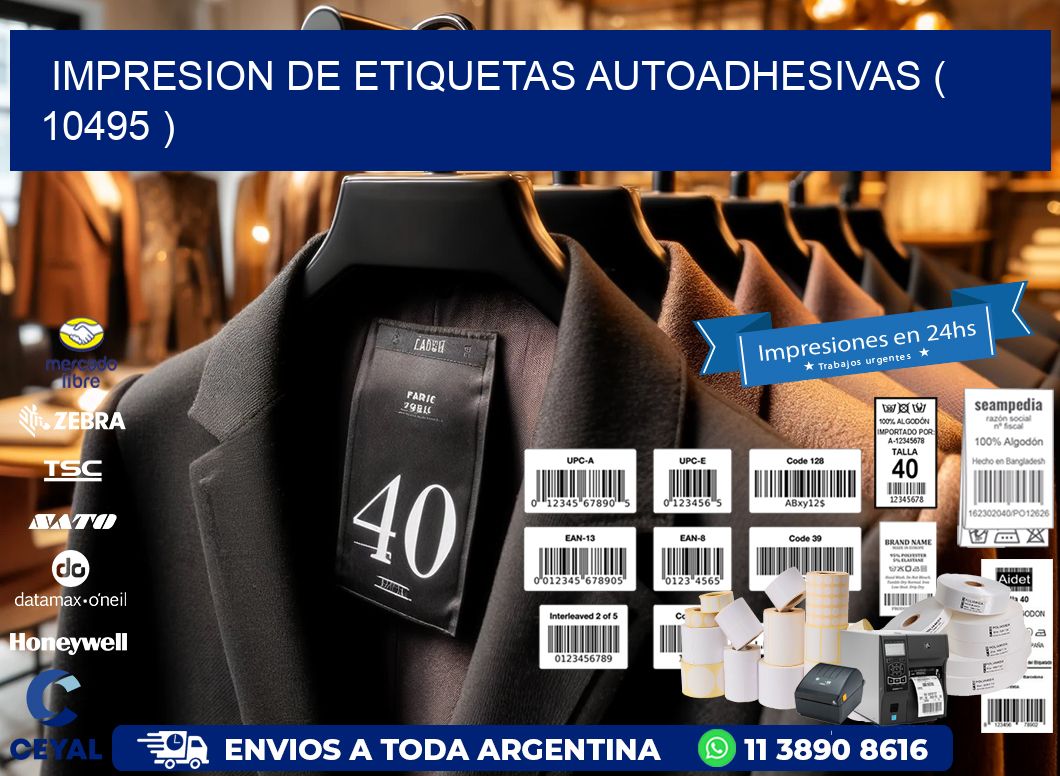 IMPRESION DE ETIQUETAS AUTOADHESIVAS ( 10495 )