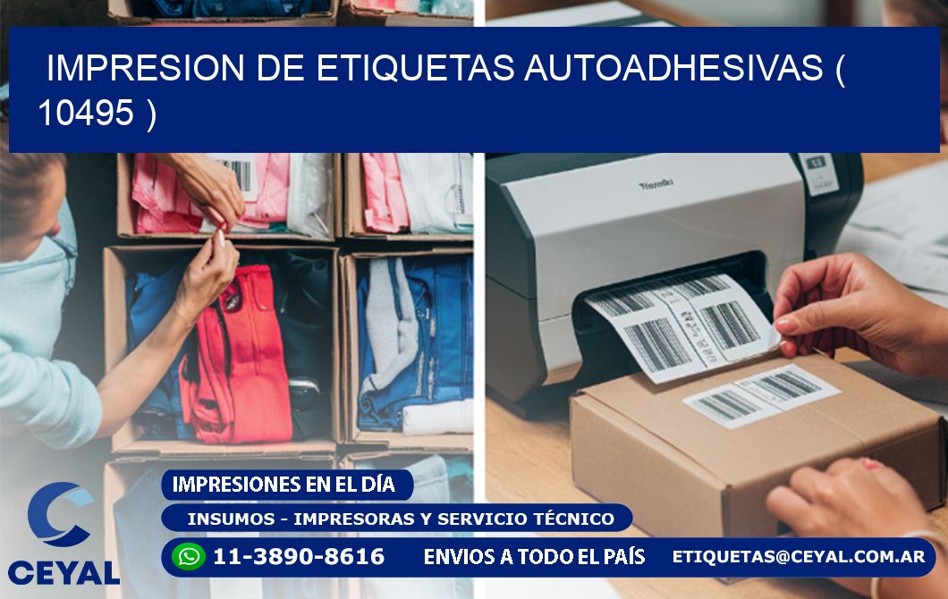 IMPRESION DE ETIQUETAS AUTOADHESIVAS ( 10495 )