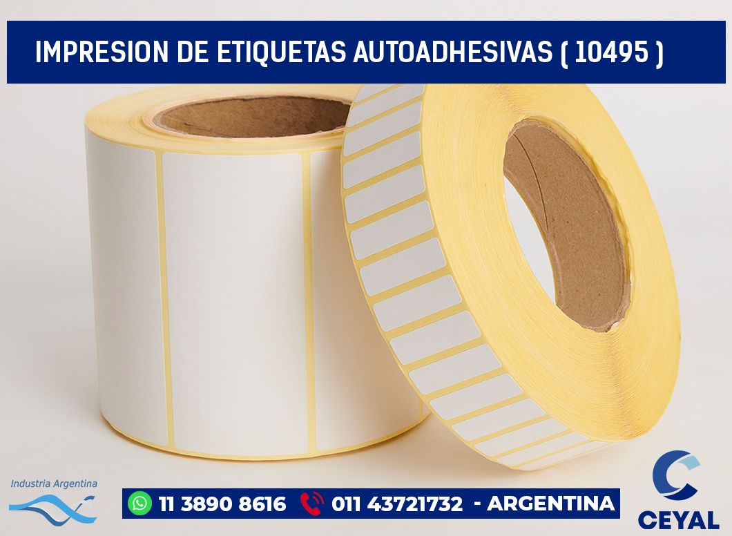 IMPRESION DE ETIQUETAS AUTOADHESIVAS ( 10495 )