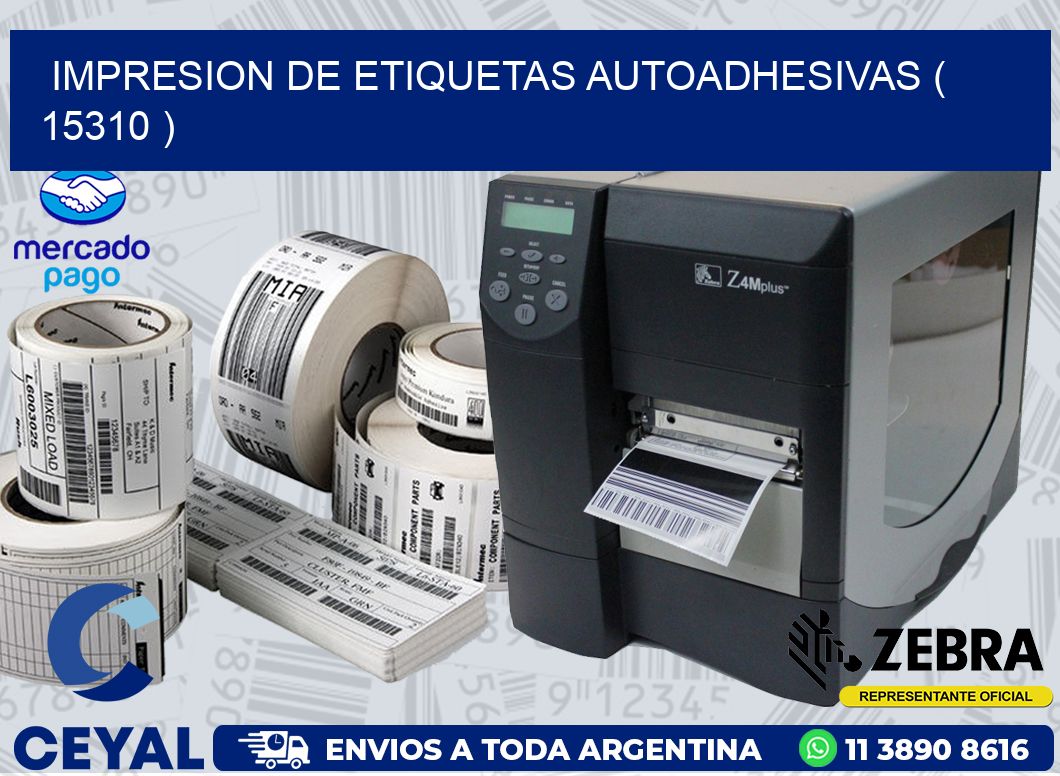 IMPRESION DE ETIQUETAS AUTOADHESIVAS ( 15310 )