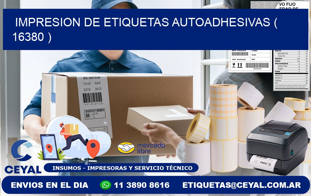 IMPRESION DE ETIQUETAS AUTOADHESIVAS ( 16380 )
