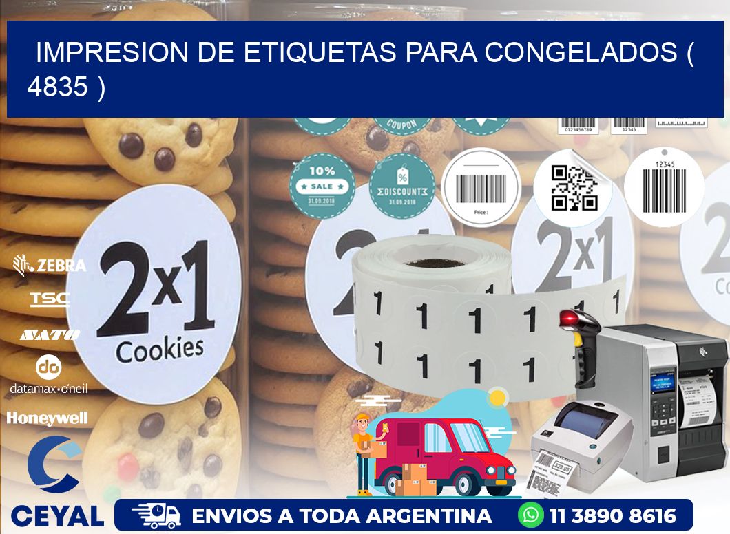 IMPRESION DE ETIQUETAS PARA CONGELADOS ( 4835 )