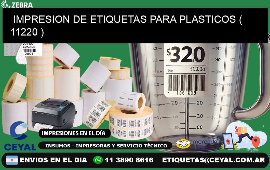 IMPRESION DE ETIQUETAS PARA PLASTICOS ( 11220 )