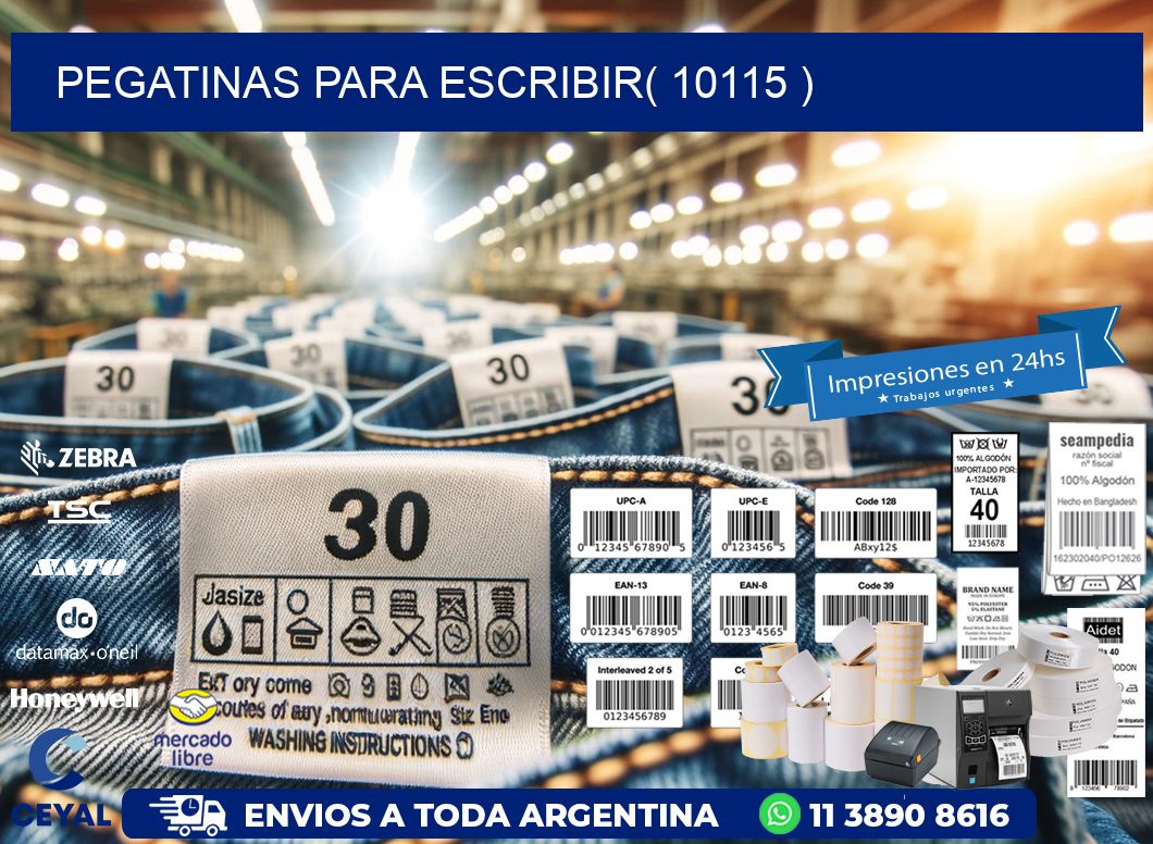 PEGATINAS PARA ESCRIBIR( 10115 )