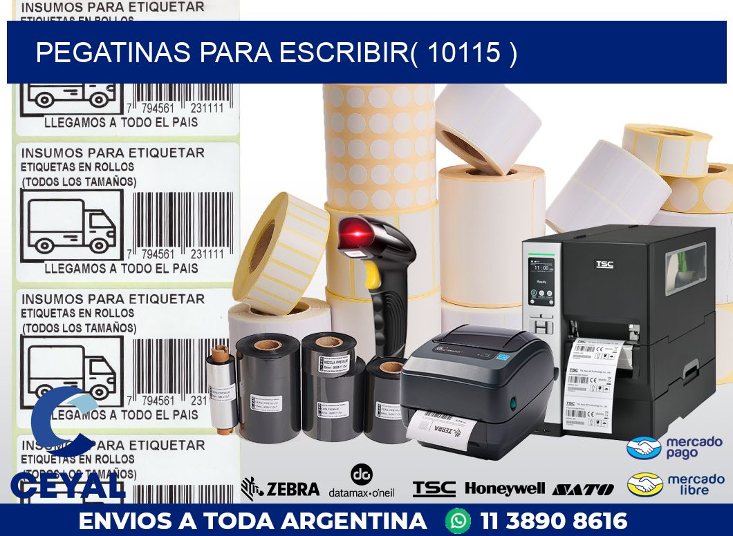 PEGATINAS PARA ESCRIBIR( 10115 )