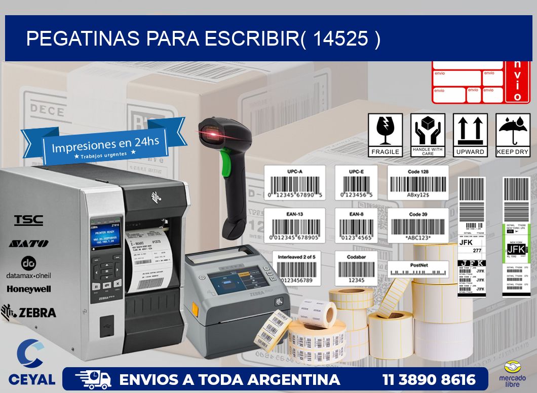 PEGATINAS PARA ESCRIBIR( 14525 )