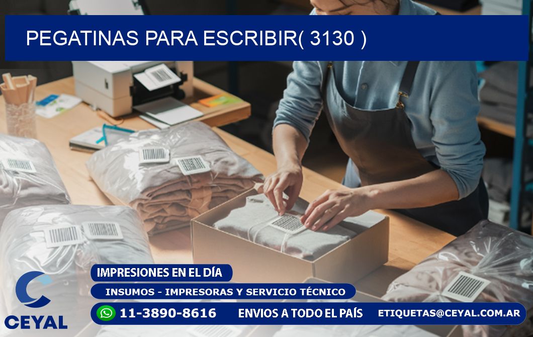 PEGATINAS PARA ESCRIBIR( 3130 )