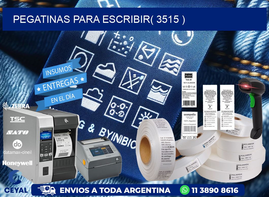 PEGATINAS PARA ESCRIBIR( 3515 )