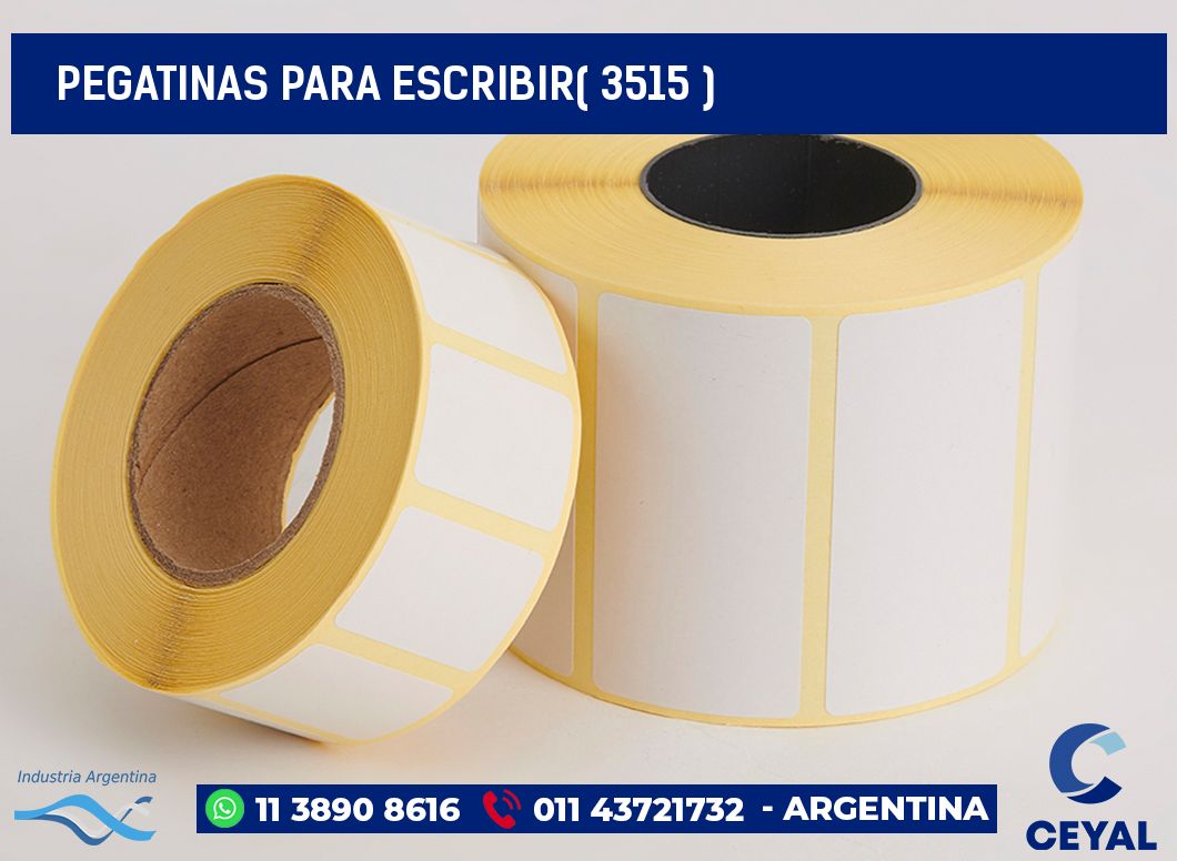 PEGATINAS PARA ESCRIBIR( 3515 )