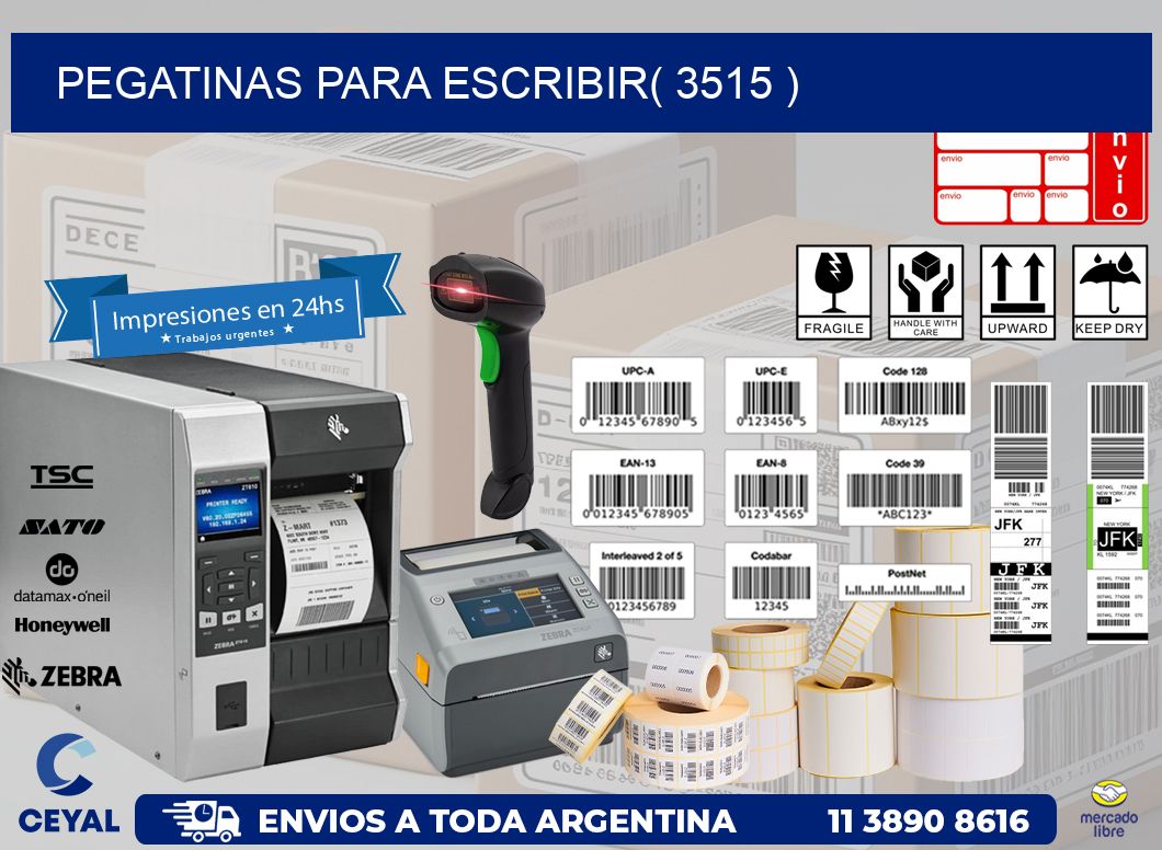 PEGATINAS PARA ESCRIBIR( 3515 )