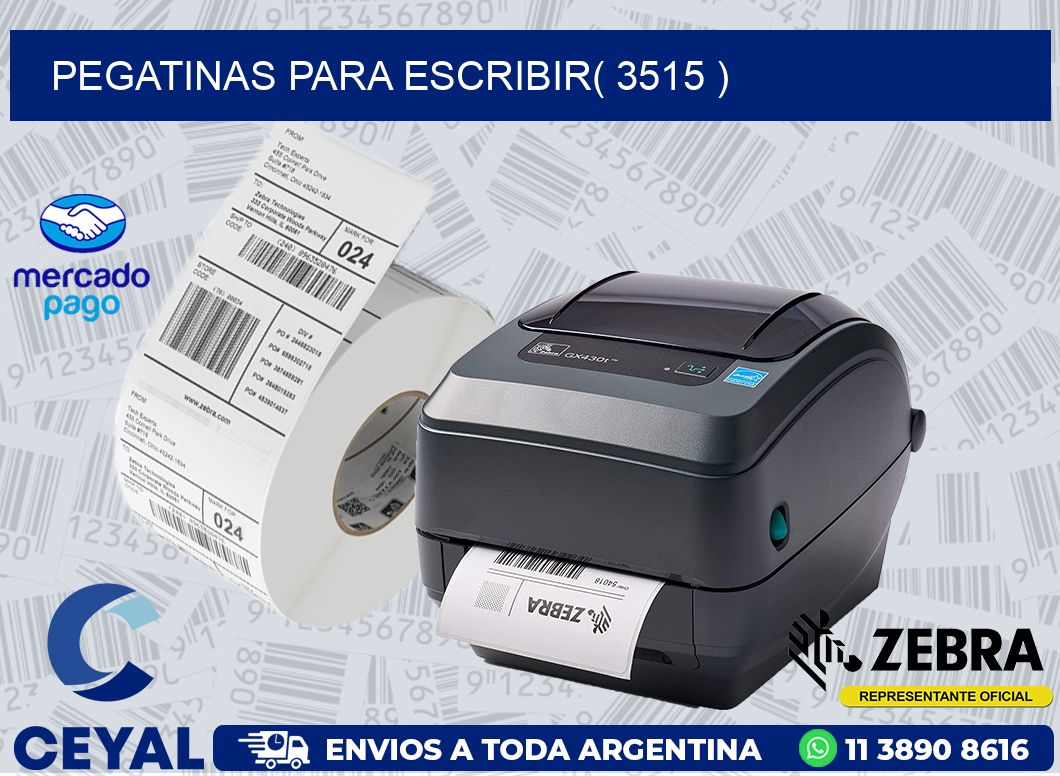 PEGATINAS PARA ESCRIBIR( 3515 )