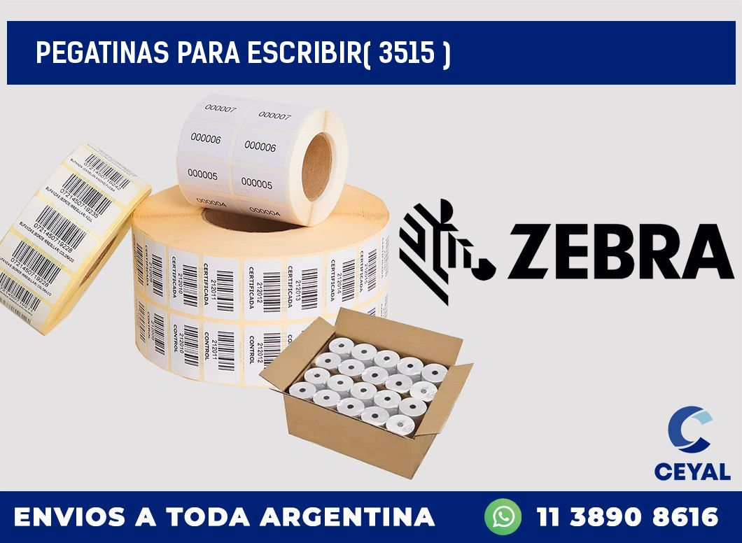 PEGATINAS PARA ESCRIBIR( 3515 )