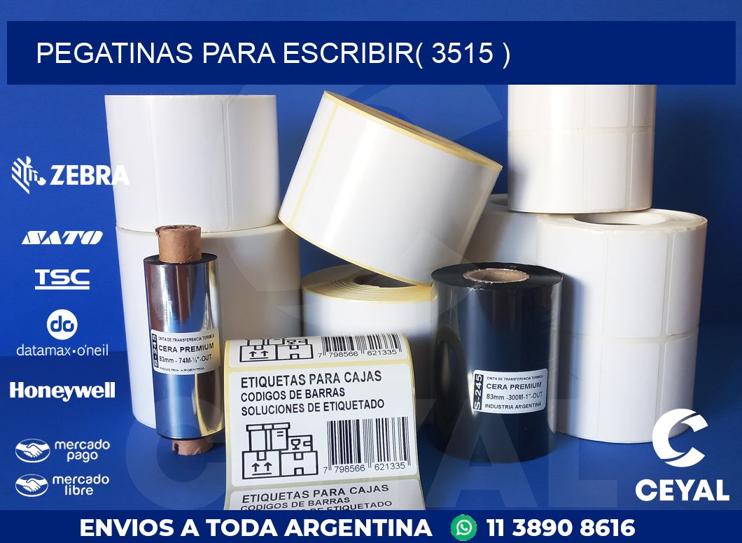 PEGATINAS PARA ESCRIBIR( 3515 )