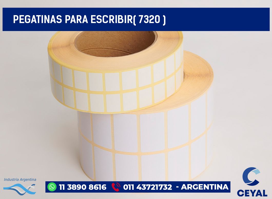 PEGATINAS PARA ESCRIBIR( 7320 )