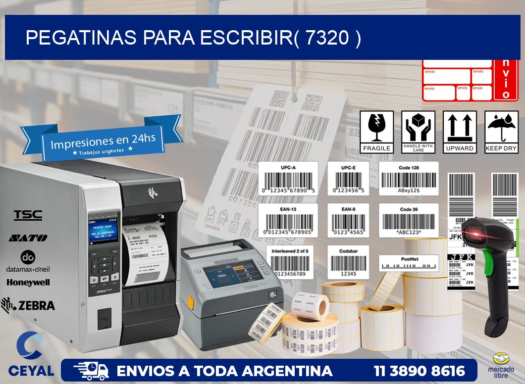 PEGATINAS PARA ESCRIBIR( 7320 )