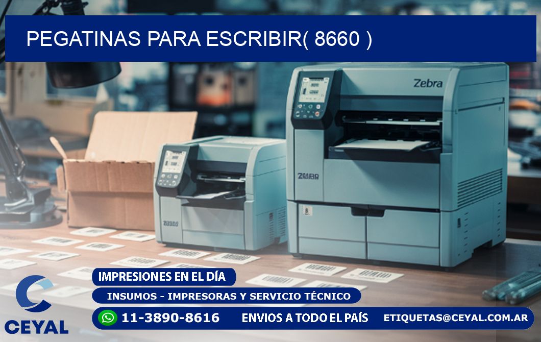 PEGATINAS PARA ESCRIBIR( 8660 )