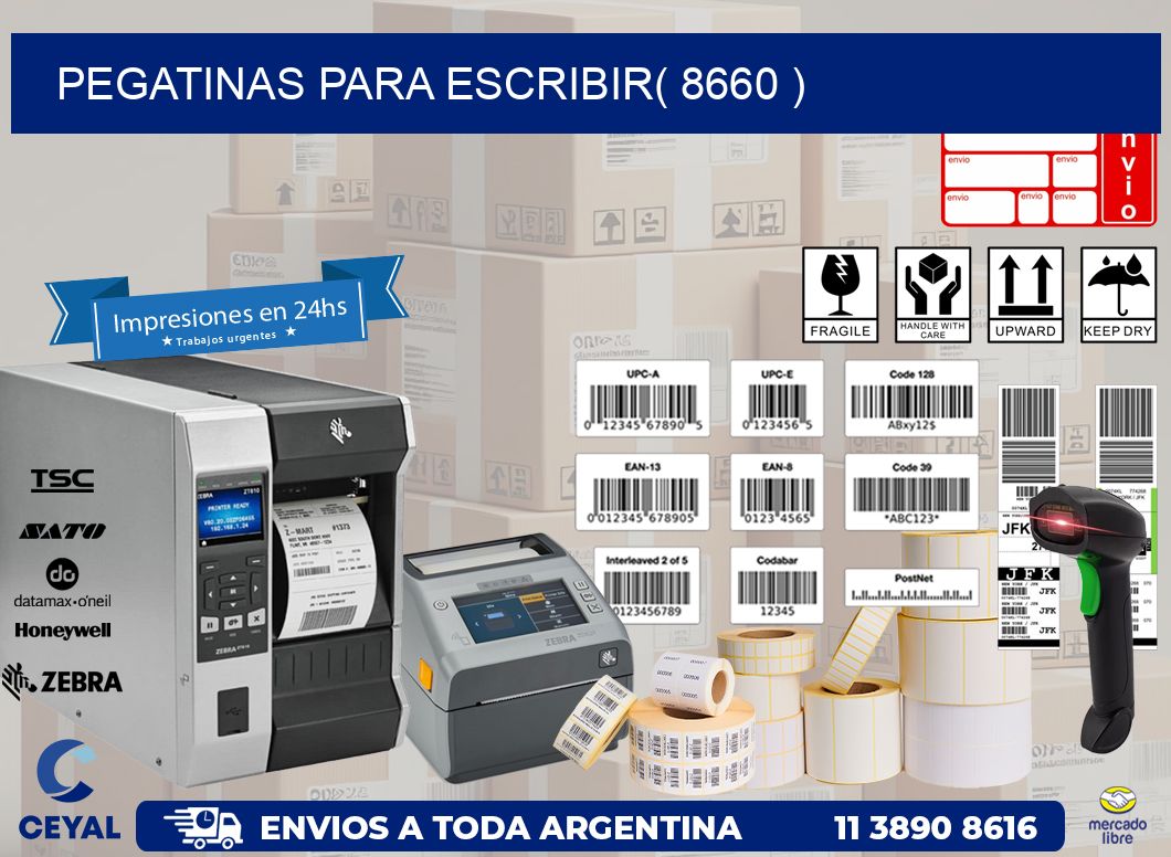 PEGATINAS PARA ESCRIBIR( 8660 )