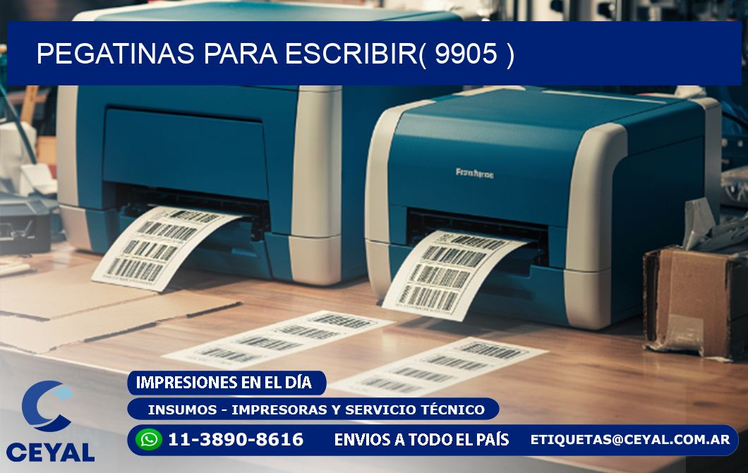 PEGATINAS PARA ESCRIBIR( 9905 )