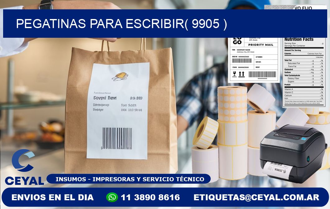 PEGATINAS PARA ESCRIBIR( 9905 )