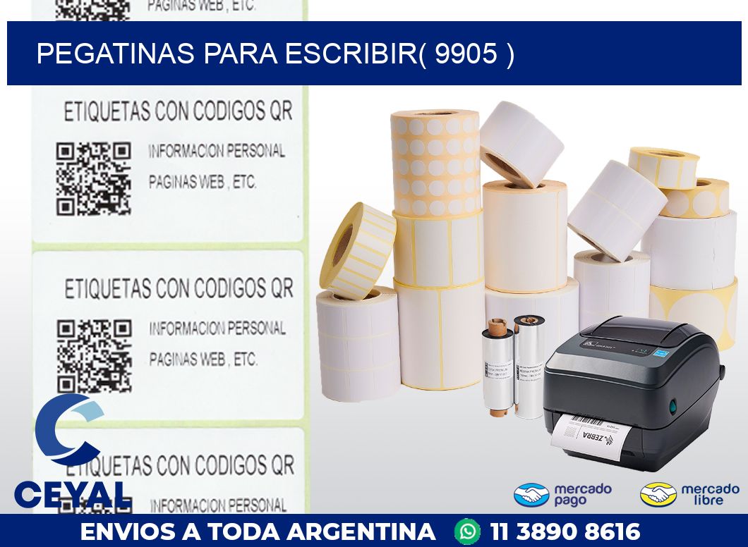 PEGATINAS PARA ESCRIBIR( 9905 )