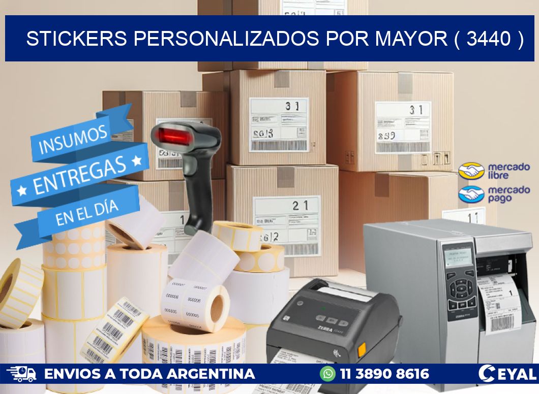 STICKERS PERSONALIZADOS POR MAYOR ( 3440 )