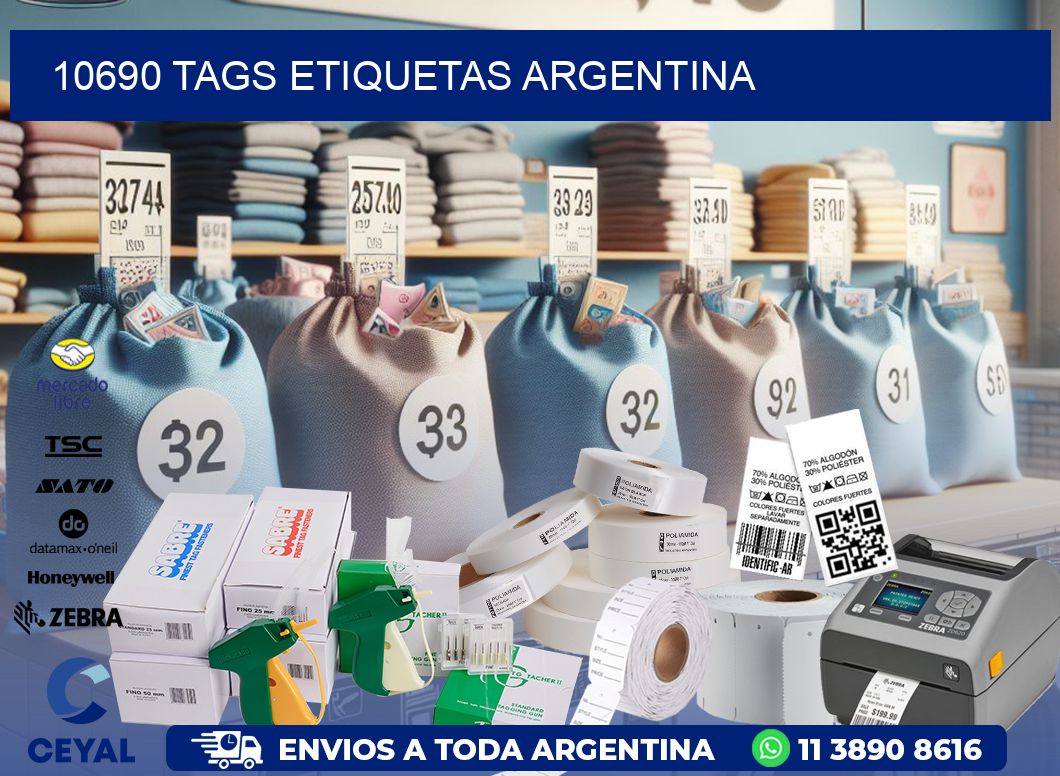 10690 TAGS ETIQUETAS ARGENTINA