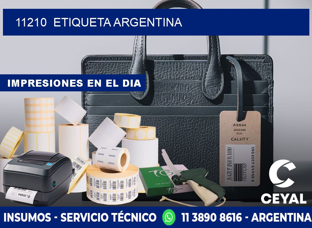 11210  ETIQUETA ARGENTINA