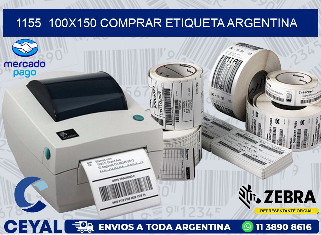 1155  100X150 COMPRAR ETIQUETA ARGENTINA