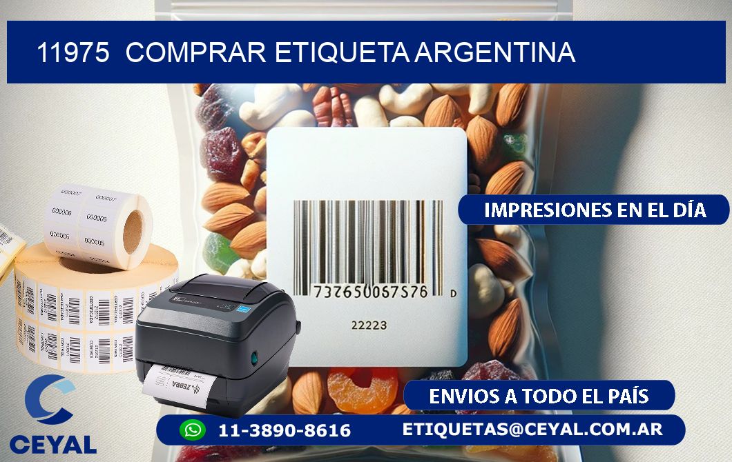 11975  COMPRAR ETIQUETA ARGENTINA