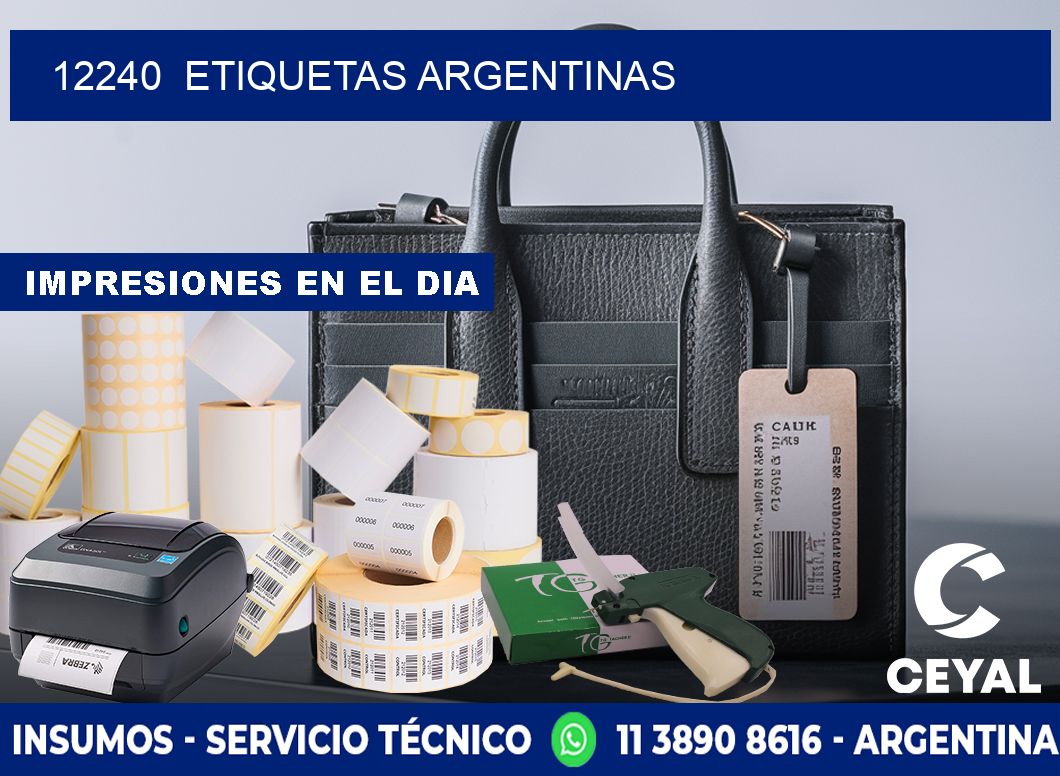 12240  ETIQUETAS ARGENTINAS