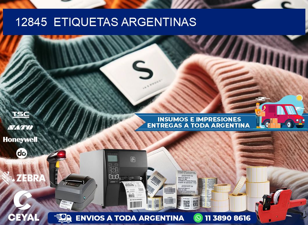 12845  ETIQUETAS ARGENTINAS