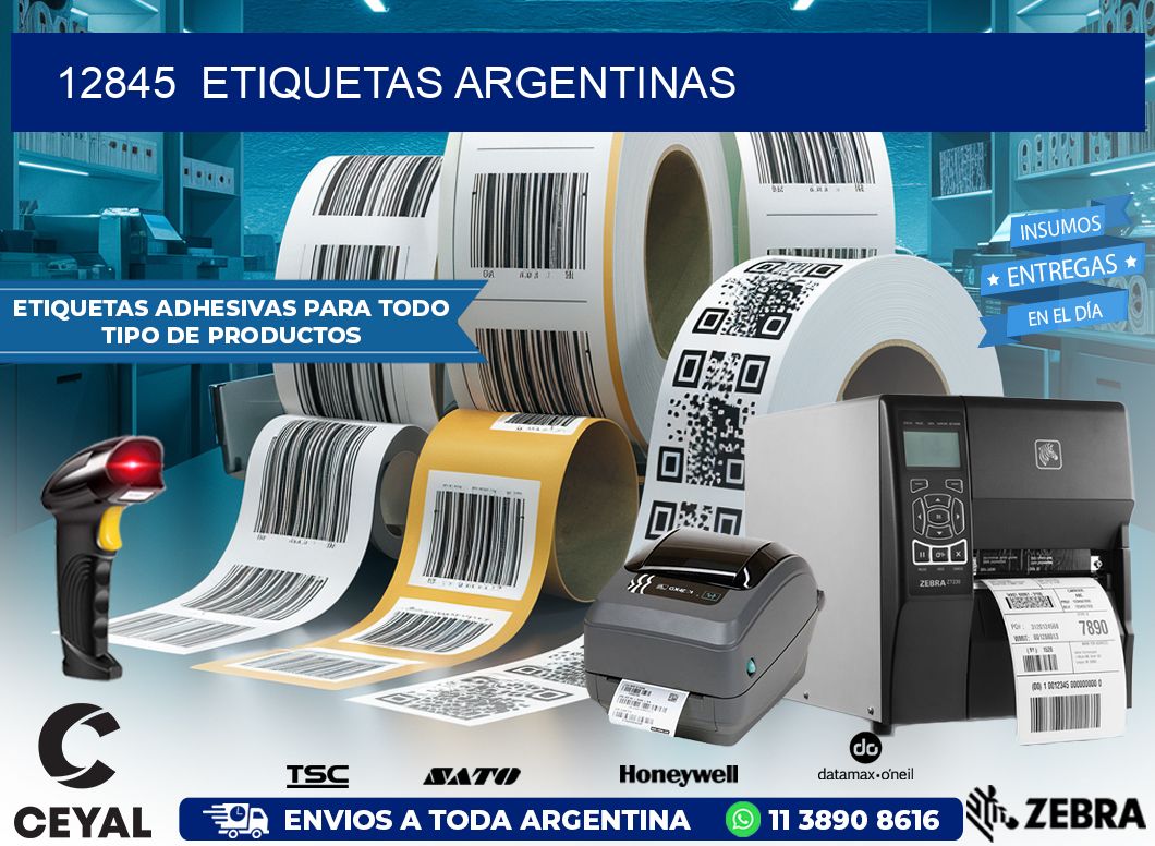 12845  ETIQUETAS ARGENTINAS