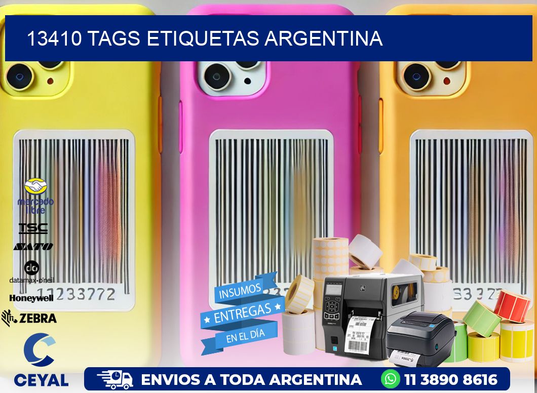 13410 TAGS ETIQUETAS ARGENTINA