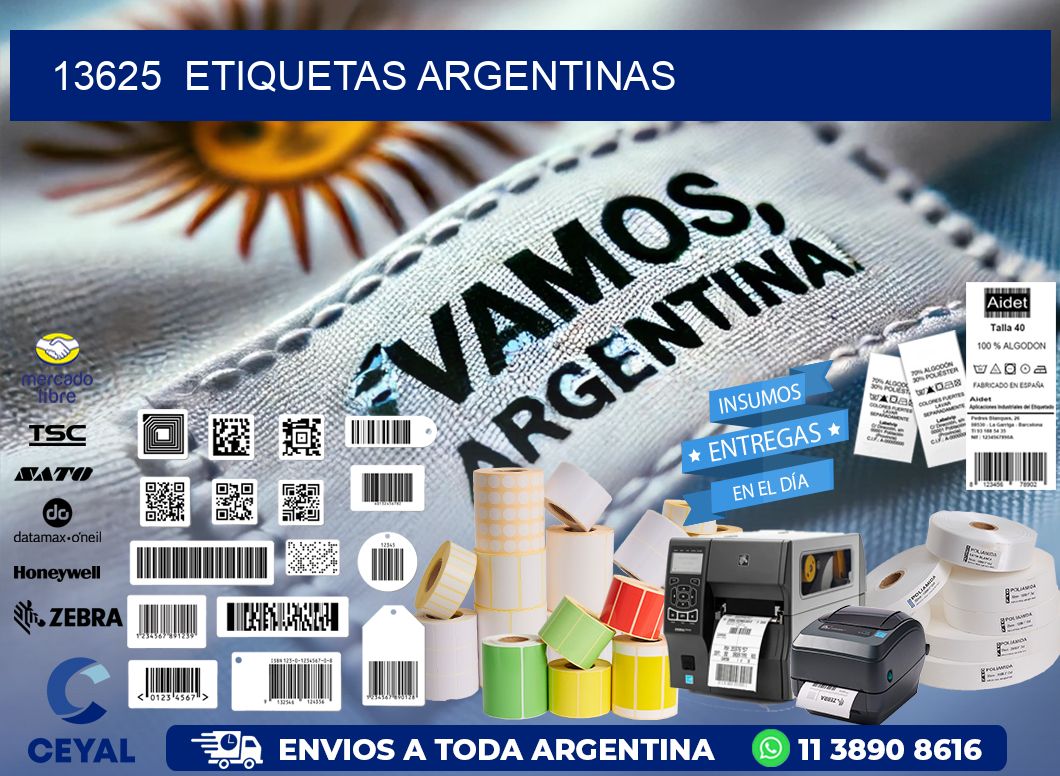 13625  ETIQUETAS ARGENTINAS