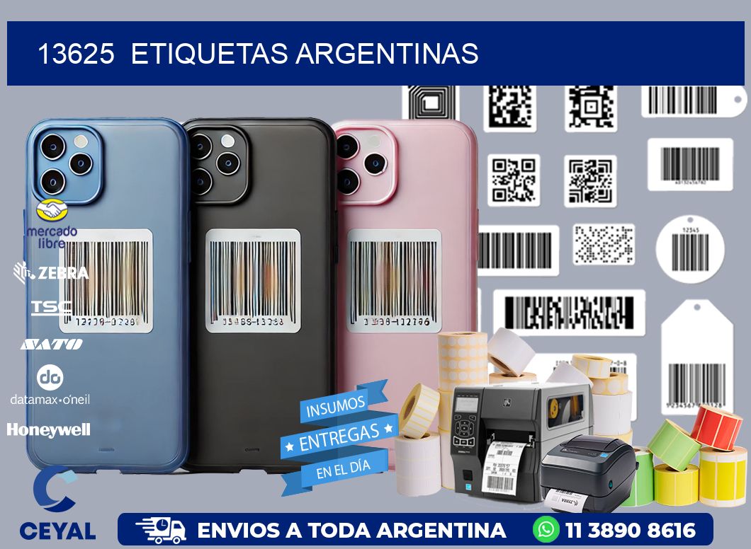 13625  ETIQUETAS ARGENTINAS