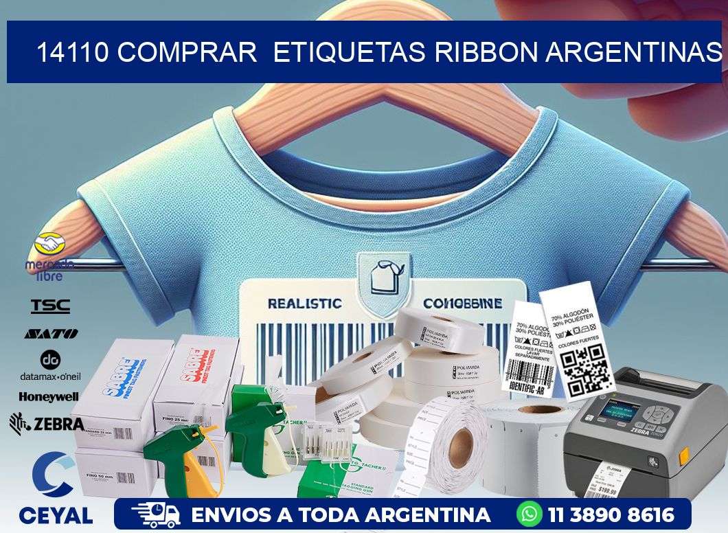 14110 COMPRAR  ETIQUETAS RIBBON ARGENTINAS