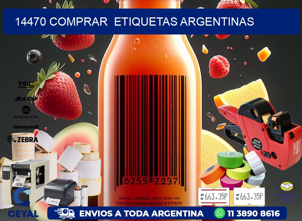 14470 COMPRAR  ETIQUETAS ARGENTINAS