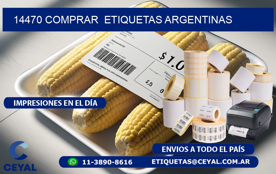 14470 COMPRAR  ETIQUETAS ARGENTINAS