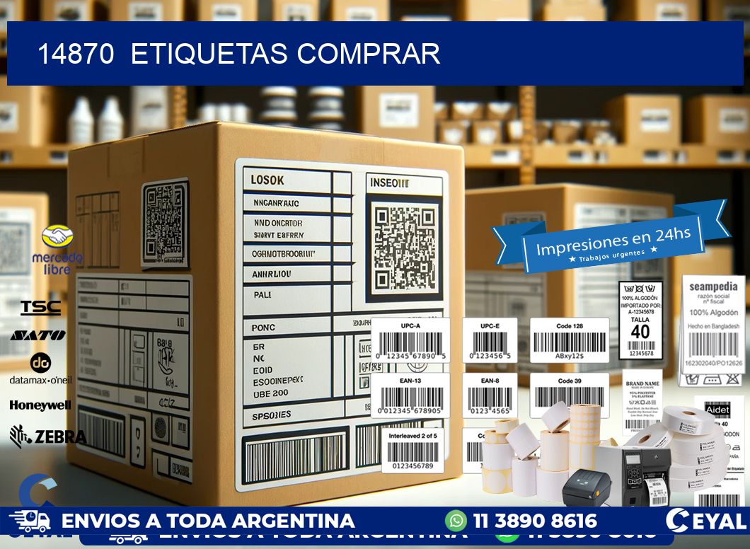 14870  ETIQUETAS COMPRAR