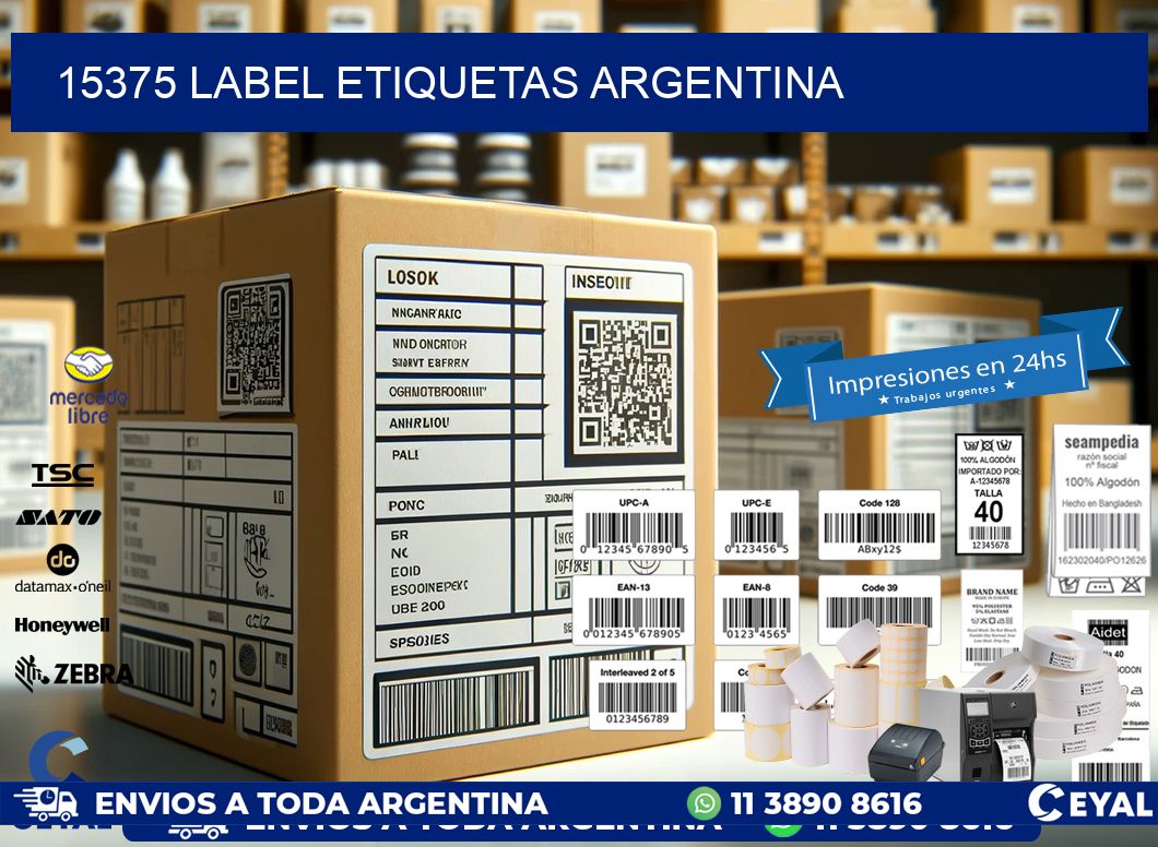 15375 LABEL ETIQUETAS ARGENTINA