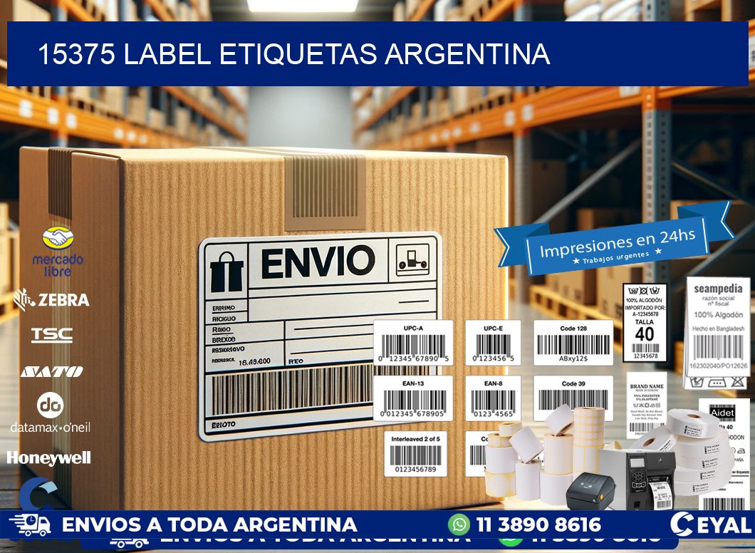 15375 LABEL ETIQUETAS ARGENTINA