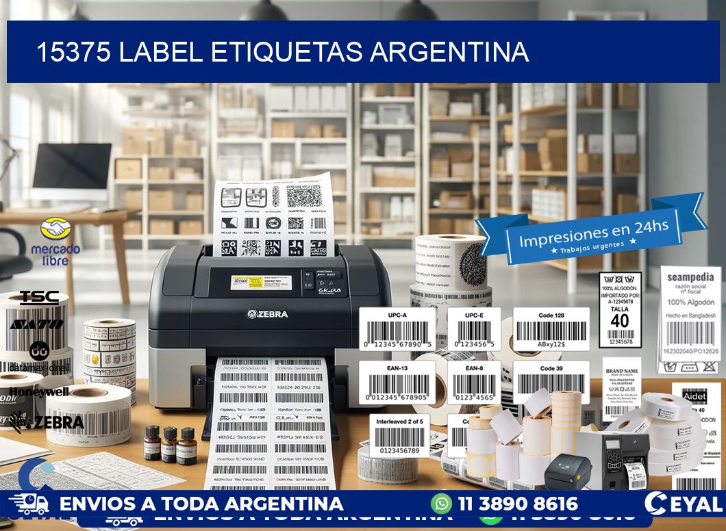 15375 LABEL ETIQUETAS ARGENTINA