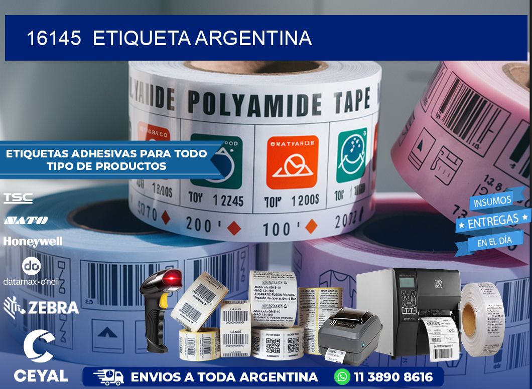 16145  ETIQUETA ARGENTINA