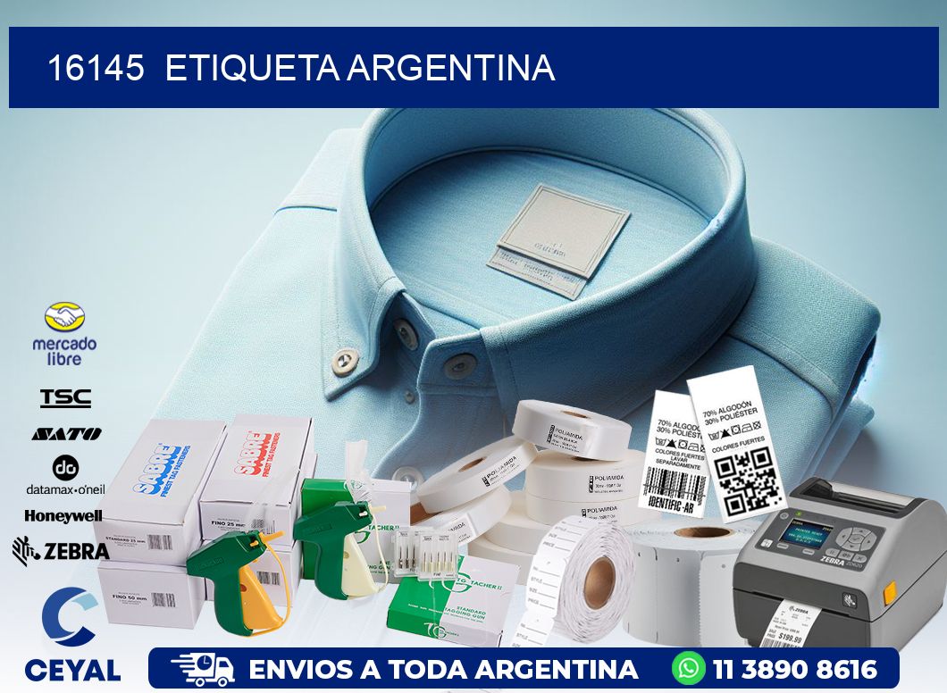 16145  ETIQUETA ARGENTINA