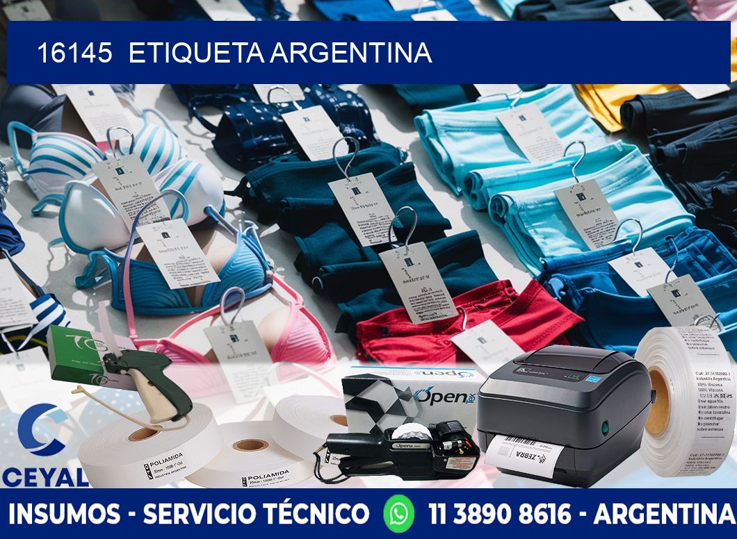 16145  ETIQUETA ARGENTINA