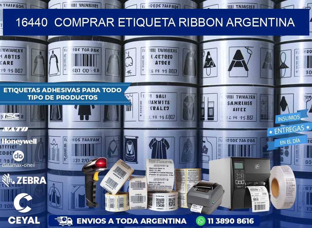 16440  COMPRAR ETIQUETA RIBBON ARGENTINA