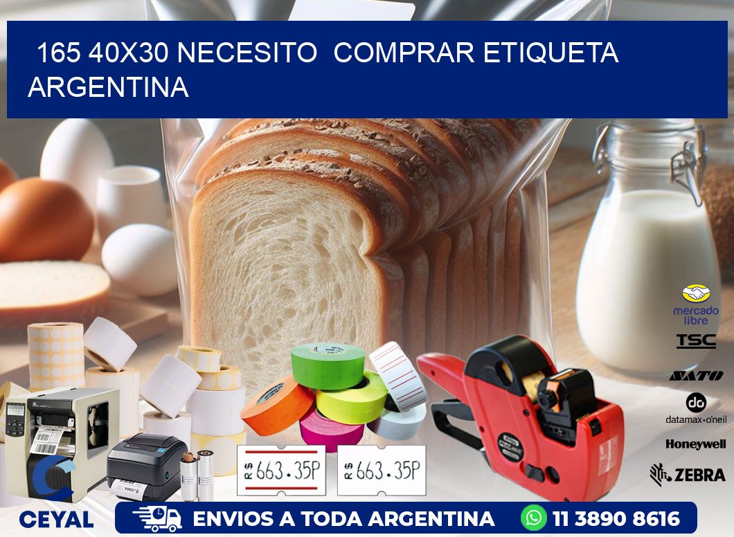 165 40X30 NECESITO  COMPRAR ETIQUETA ARGENTINA