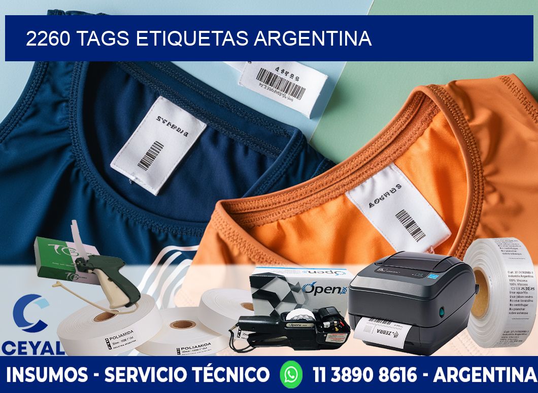 2260 TAGS ETIQUETAS ARGENTINA
